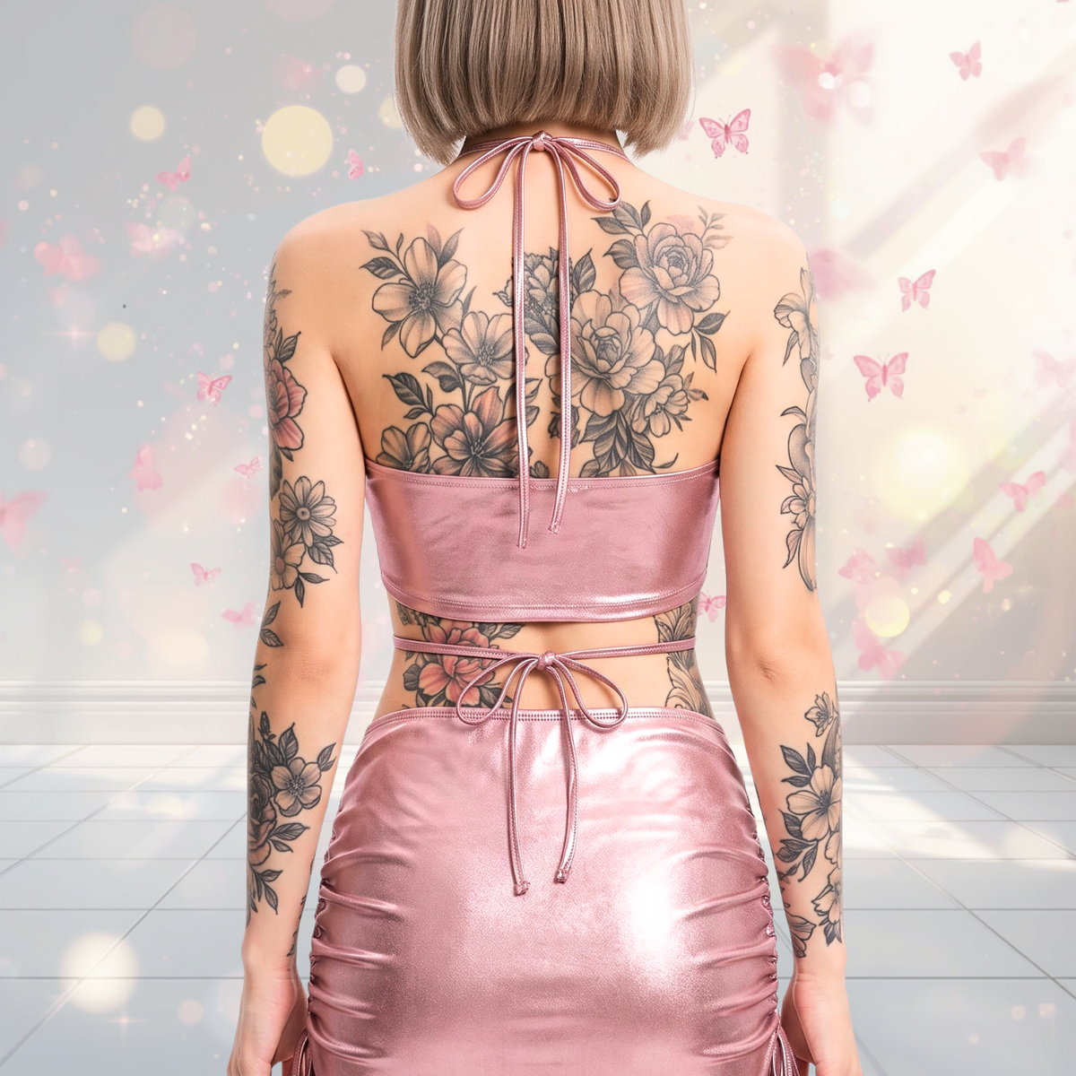 Y2K Cyber Fairy 3-Piece Rave Set